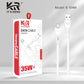 Micro USB Data Cable | 35W Fast Charging, Durable & Tangle-Free, KR-104M