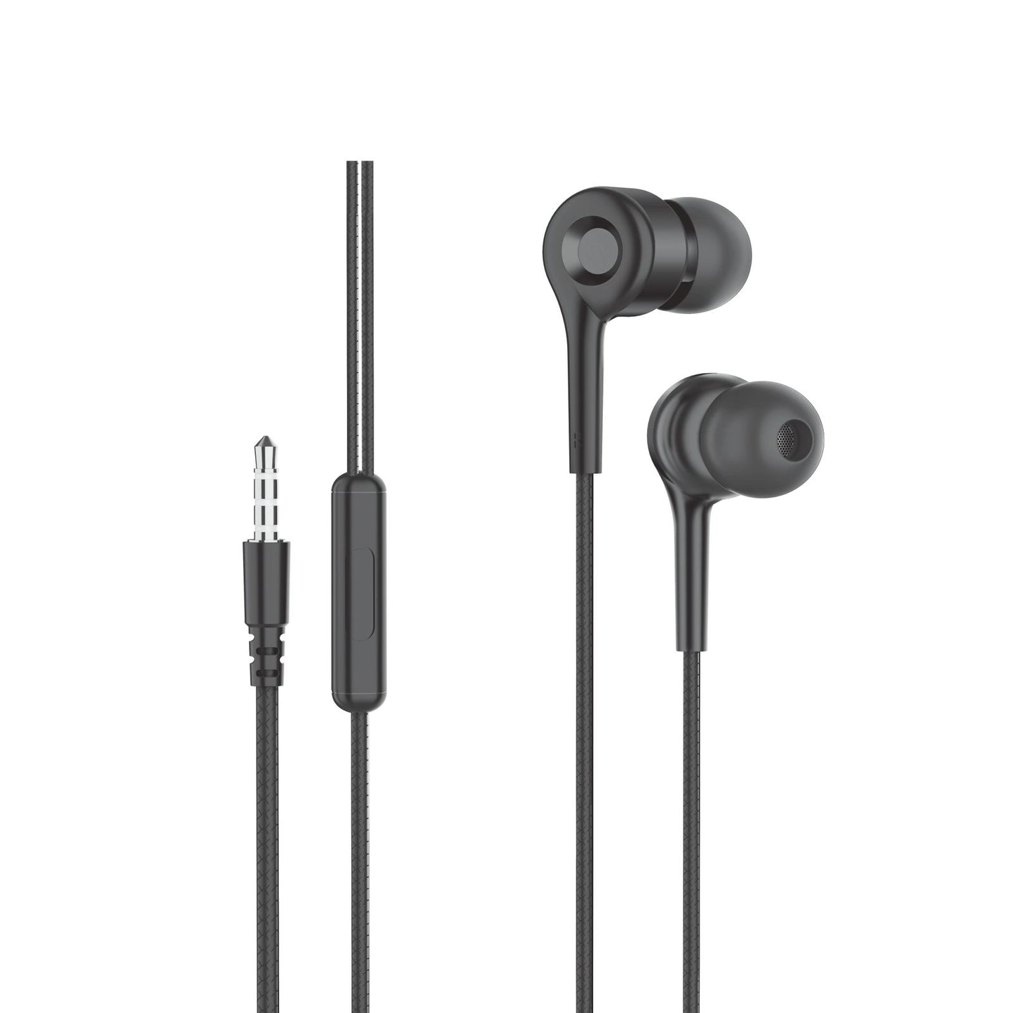 Shine Bass Earphones with Mic – Premium Wired In-Ear Headphones for Deep Bass & Noise Isolation KR-22