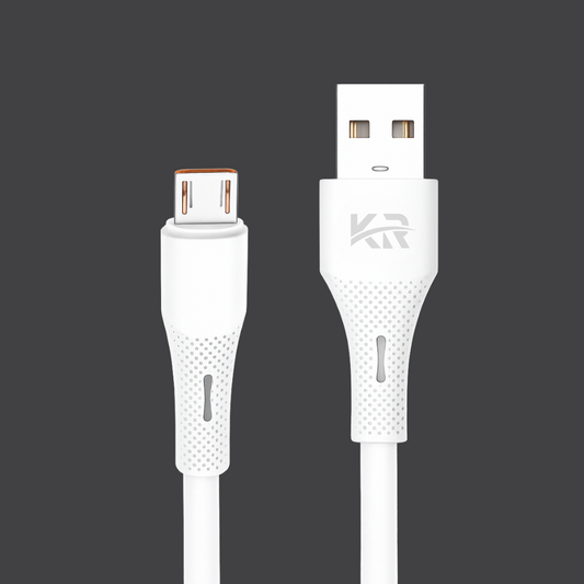 Micro USB Data Cable | 35W Fast Charging, Durable & Tangle-Free, KR-104M