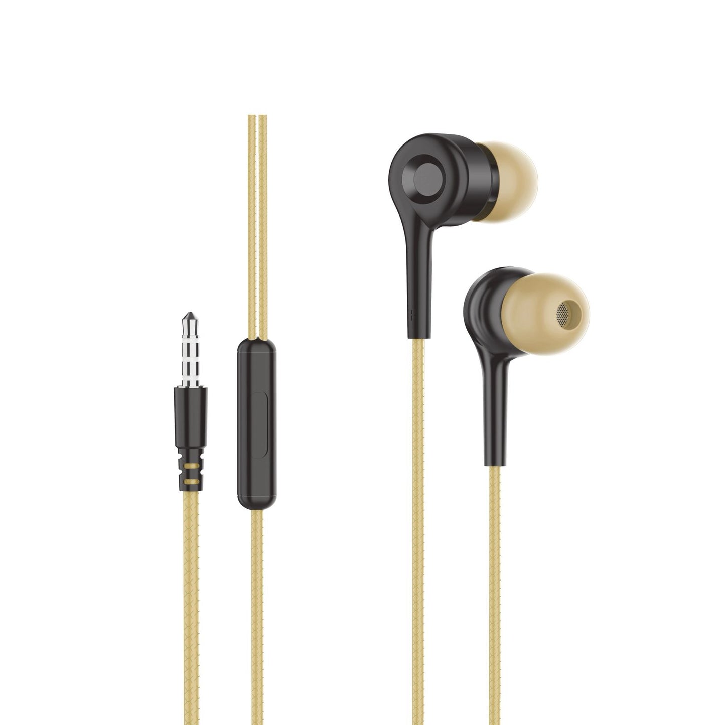Shine Bass Earphones with Mic – Premium Wired In-Ear Headphones for Deep Bass & Noise Isolation KR-22