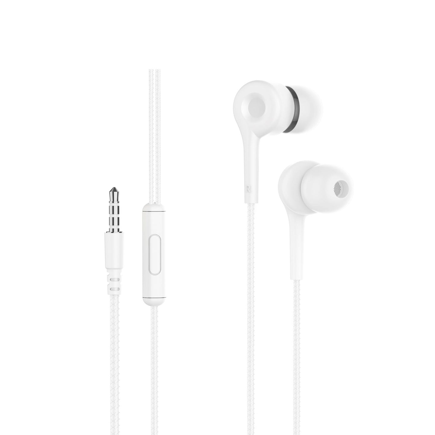 Shine Bass Earphones with Mic – Premium Wired In-Ear Headphones for Deep Bass & Noise Isolation KR-22