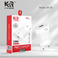 Smart Fast Charger, 2.4A USB/Type-C Output, Durable Design, Overcharge Protection, KR-06