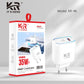 Smart Fast Charger 35W, Dual Port USB + Type-C, Safe Quick Charging Adapter, KR-46